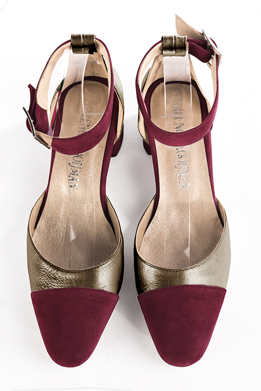 Chaussures talons bordeaux sale